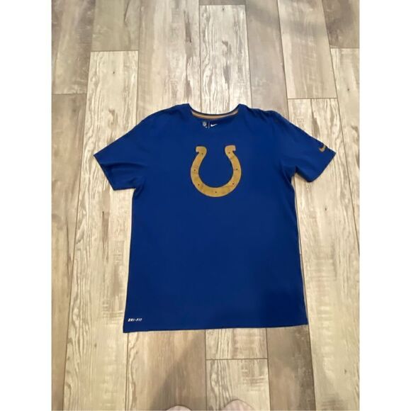 ￼ NFL team apparel Nike Colts blue T-shirt size L - Picture 1 of 7